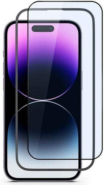 EPICO Edge To Edge ochranné sklo pre iPhone 13 Pro Max / iPhone 14 Plus 2 ks s inštalačným rámčekom, 60512151300017